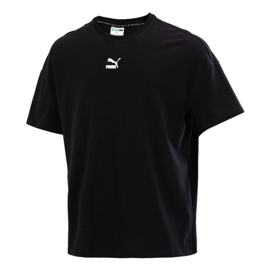 PUMA Sport Running TrainingWork OutFast DringBreathable Fabric Round NeckShort Sleeve Black 533100-0 - 1