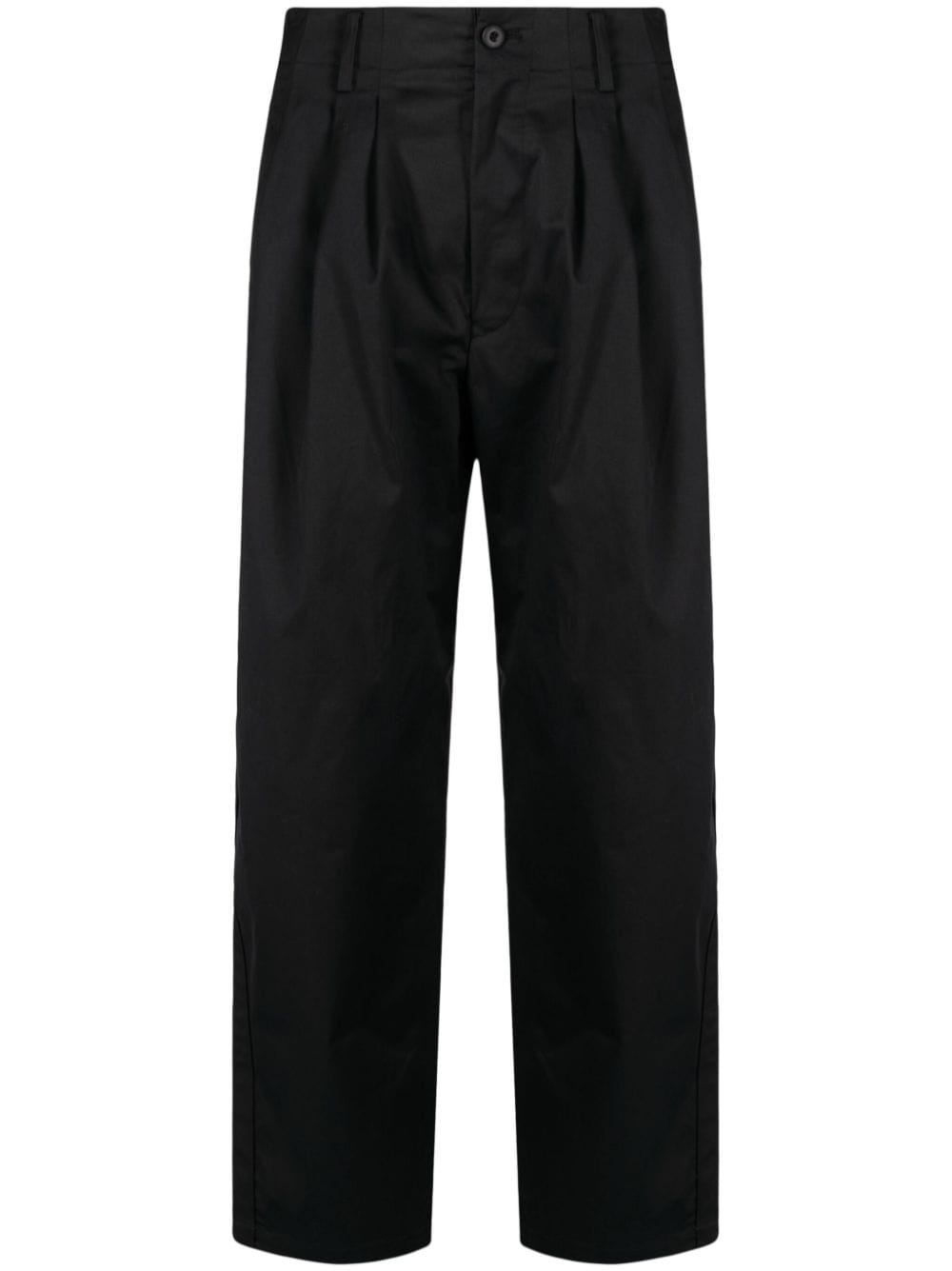 x New Era pleat-detail trousers - 1