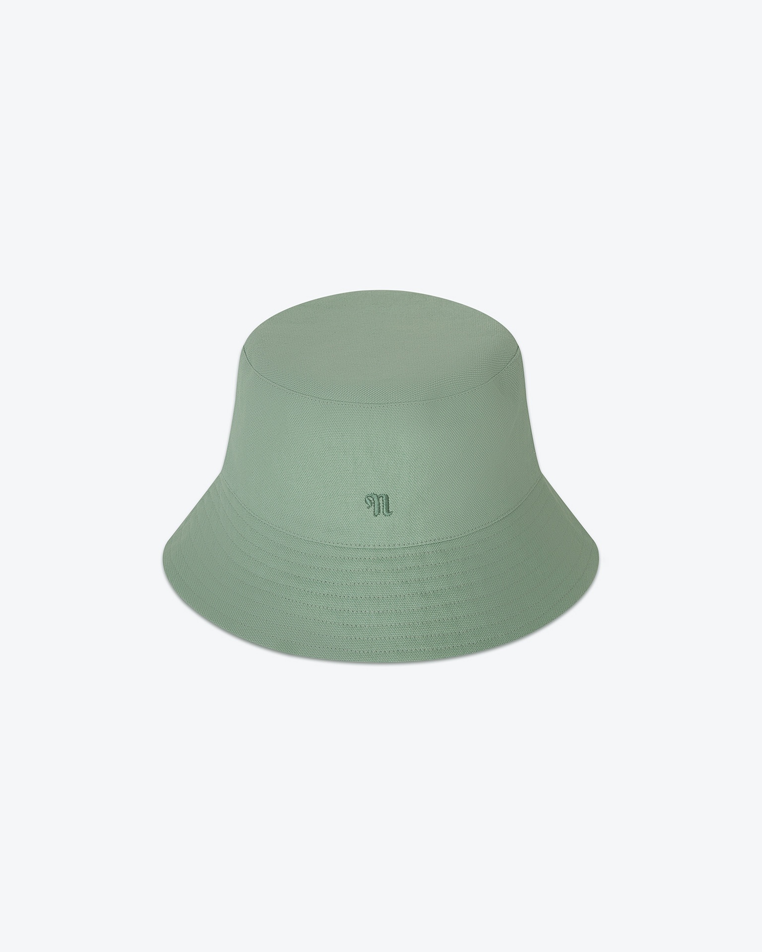 CARAN - Cotton-canvas bucket hat - Leafy green - 1