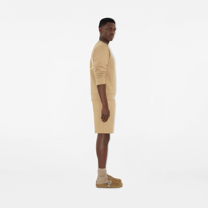 Knight Stamp Cotton Shorts 3