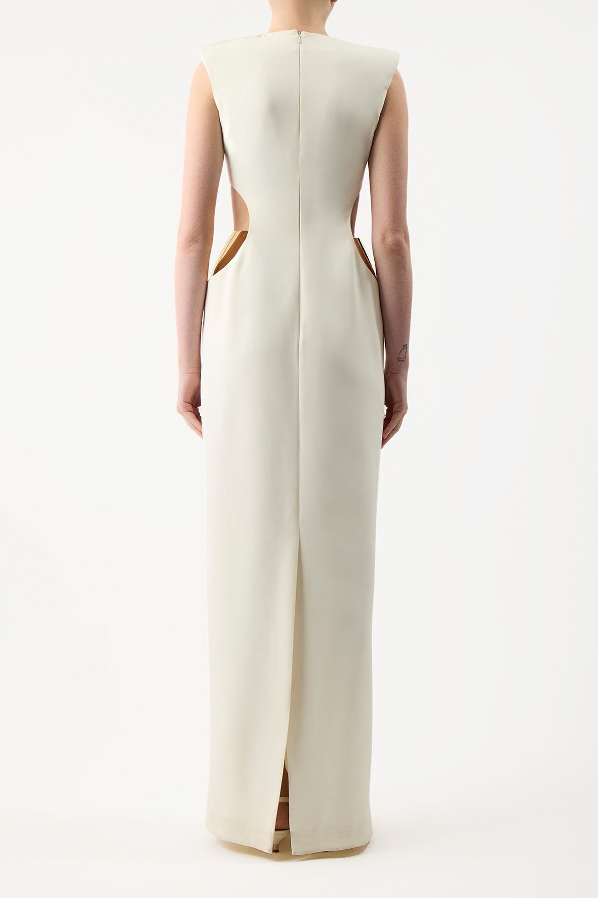 Faith Dress in Silk Wool Cady - 5