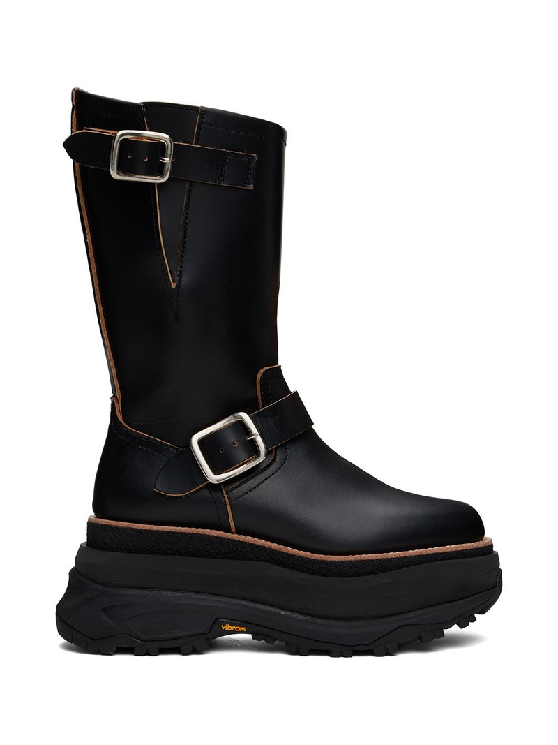 Black Engineer Boots 1