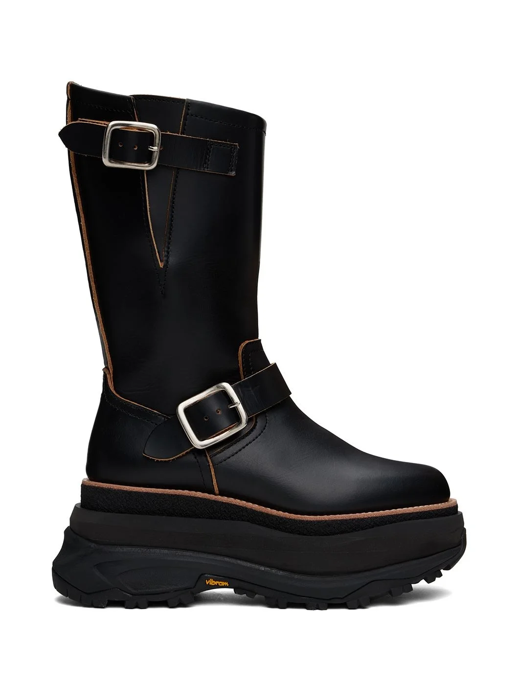 Black Engineer Boots - 1