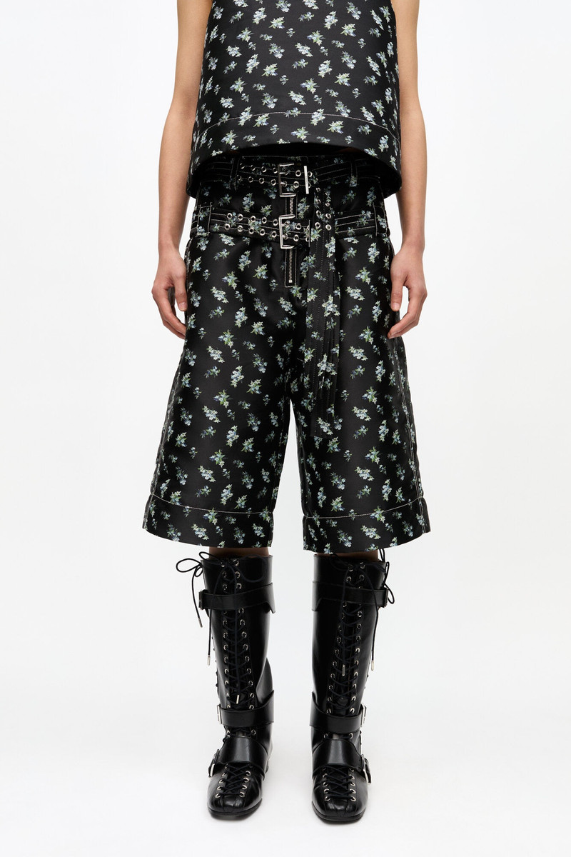 FLORAL JACQUARD SHORTS 3