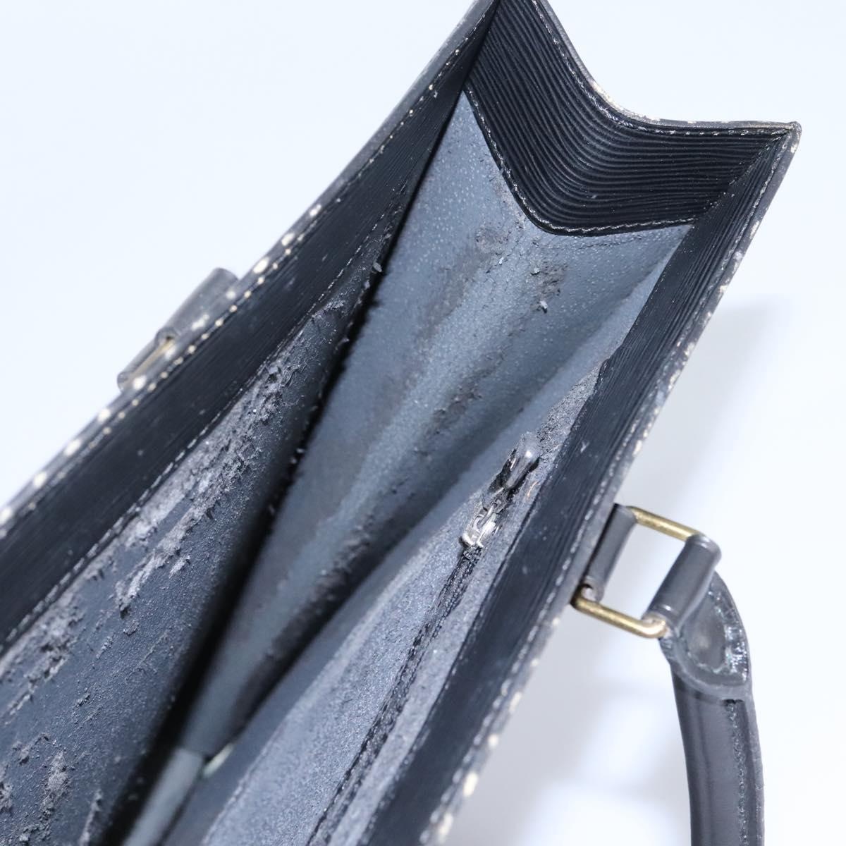 LOUIS VUITTON Epi Sac Plat Hand Bag Black M59082 - 13