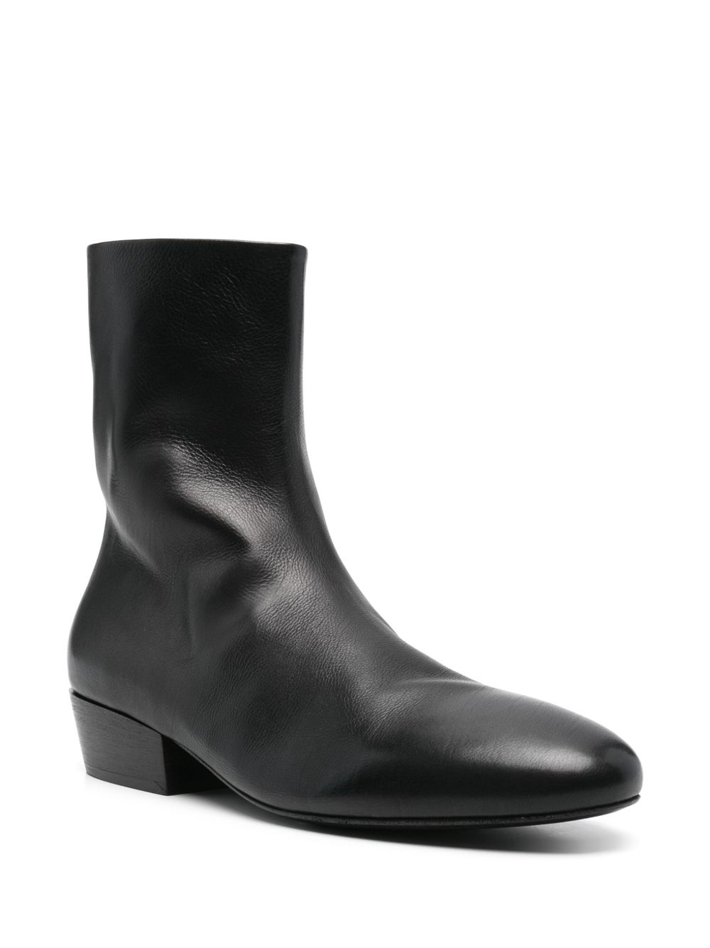 leather ankle boots - 2