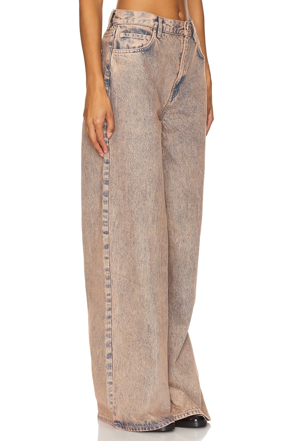 Luna Mid Rise Baggy Wide Leg - 2
