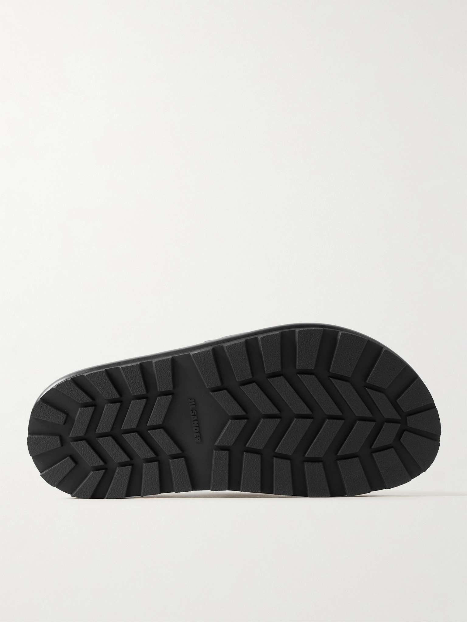 Puffy Padded Leather Mules - 3