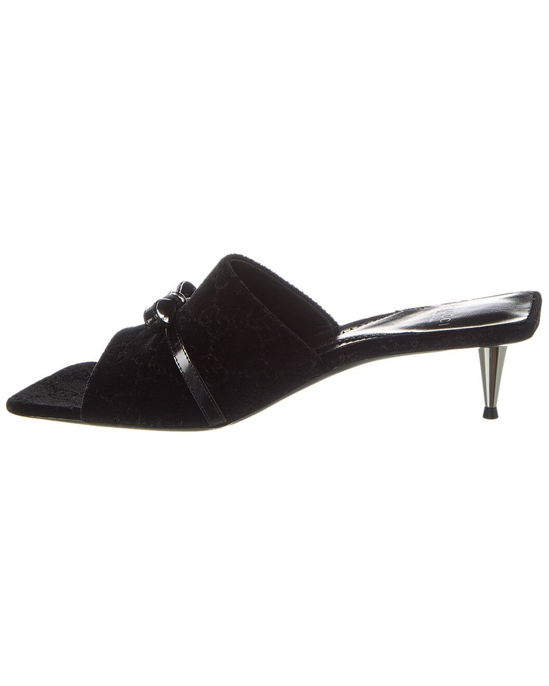 GUCCI Gucci GG Velvet Sandal outlook
