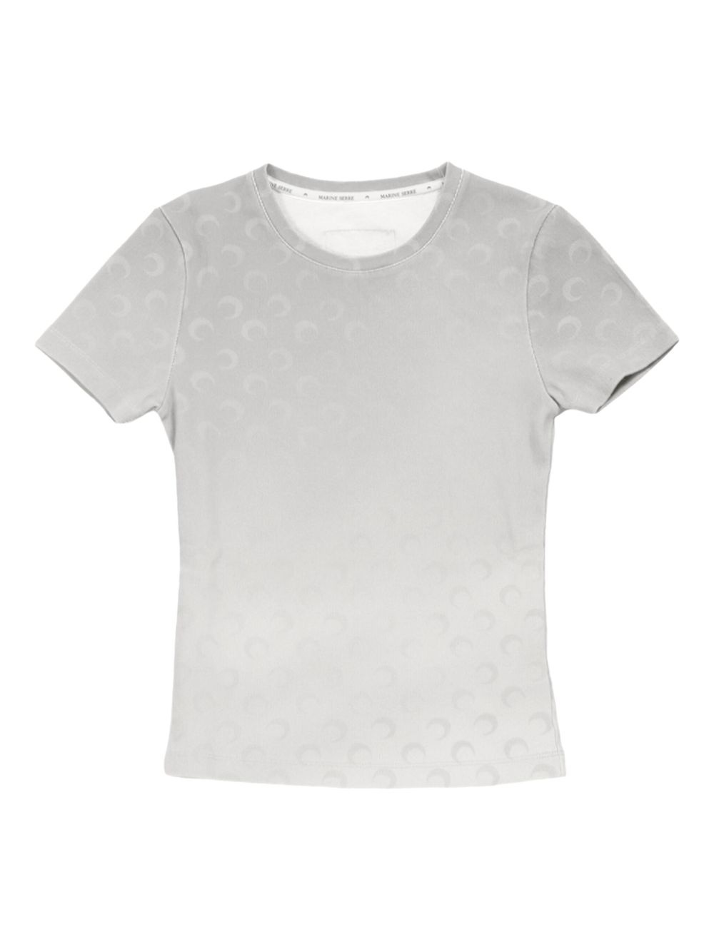 crescent moon-motif t-shirt - 1