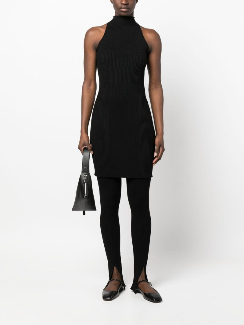 AERON front-slit ribbed leggings outlook