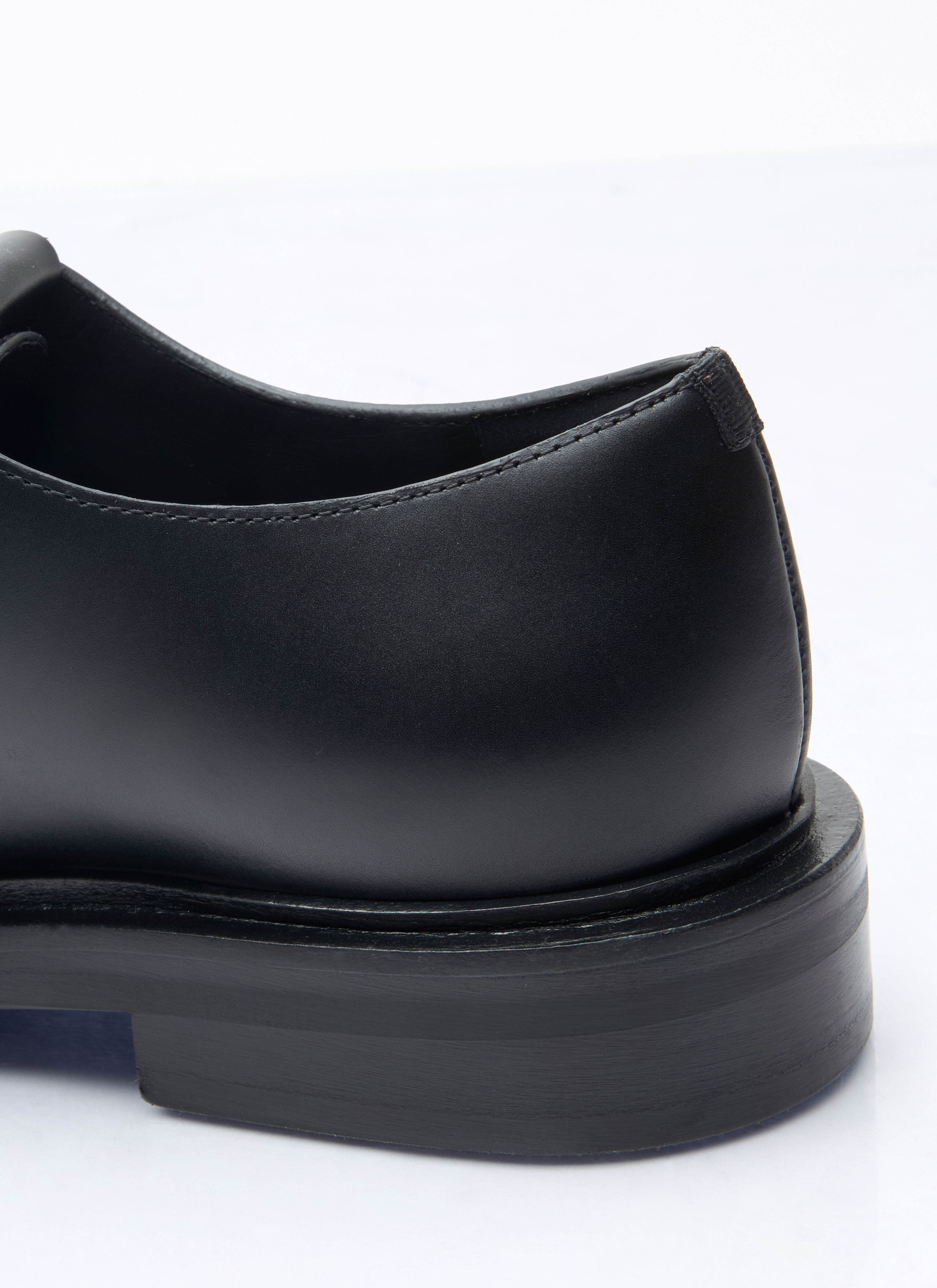 Fringed Leather Lace-Ups - 6