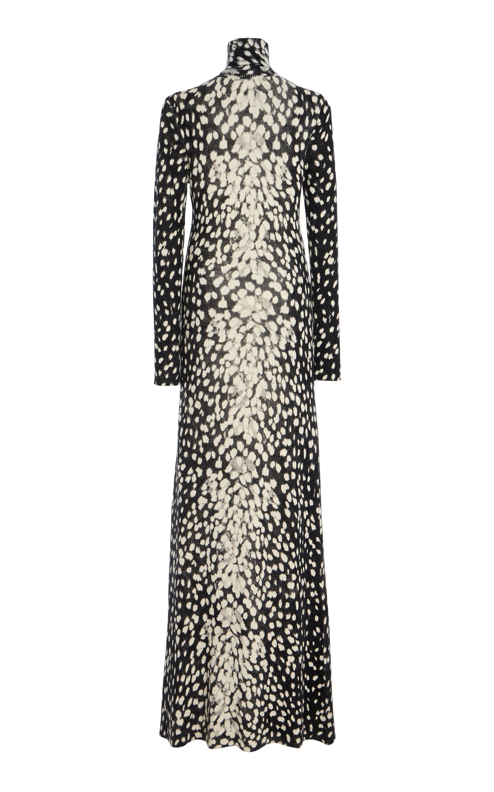 The Camille Printed Cashmere Gown animal - 5
