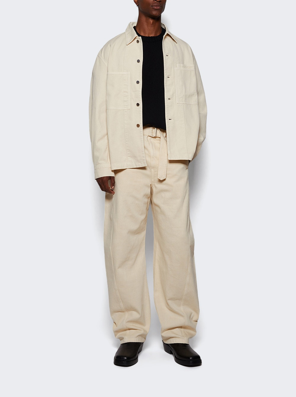 Workwear Overshirt Denim Snow Clay - 5