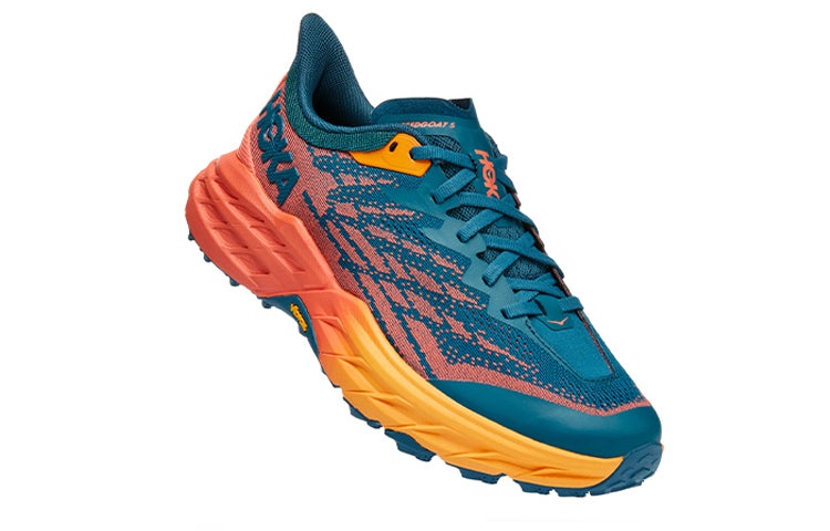 (WMNS) HOKA ONE ONE Speedgoat 5 Wide 'Blue Coral Camellia' 1123160-BCCML - 4