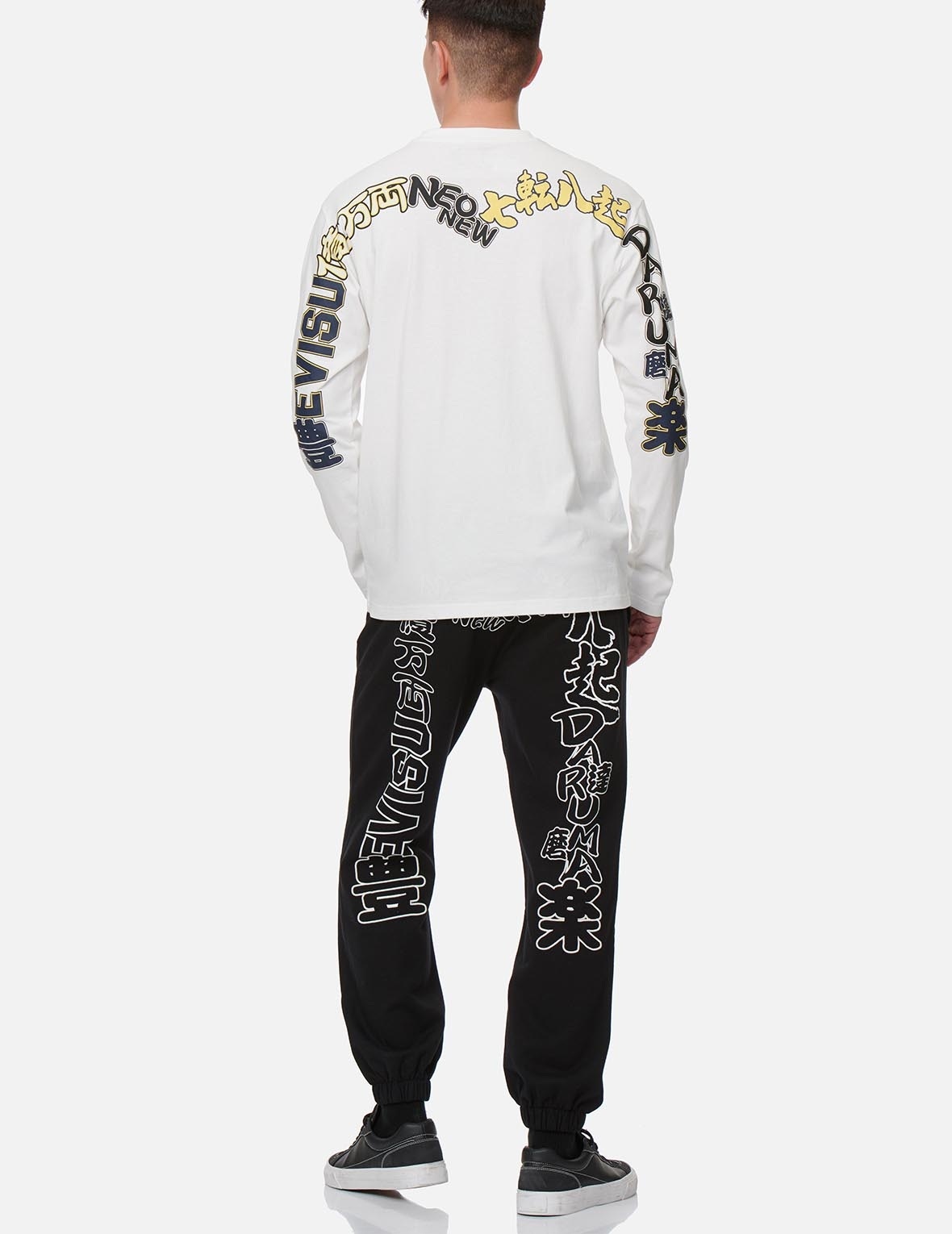 SLOGAN DAICOCK PRINT SWEATPANTS - 5