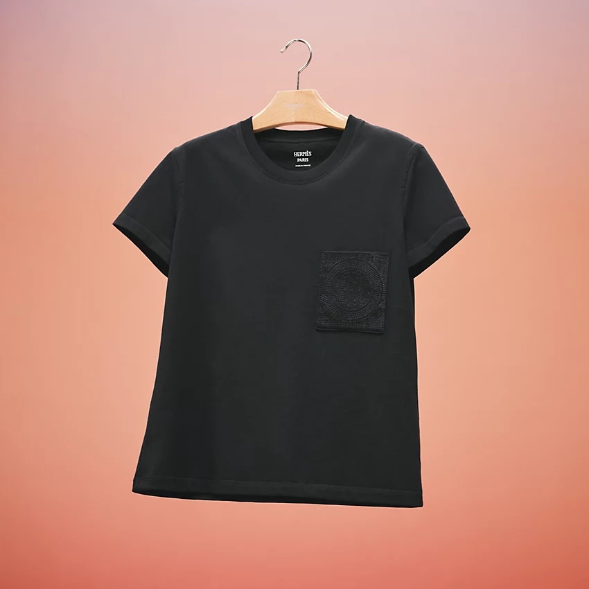 Embroidered pocket t-shirt - 4