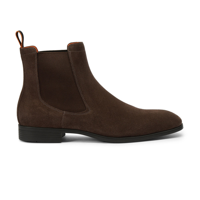 Men's brown suede Chelsea boot 1