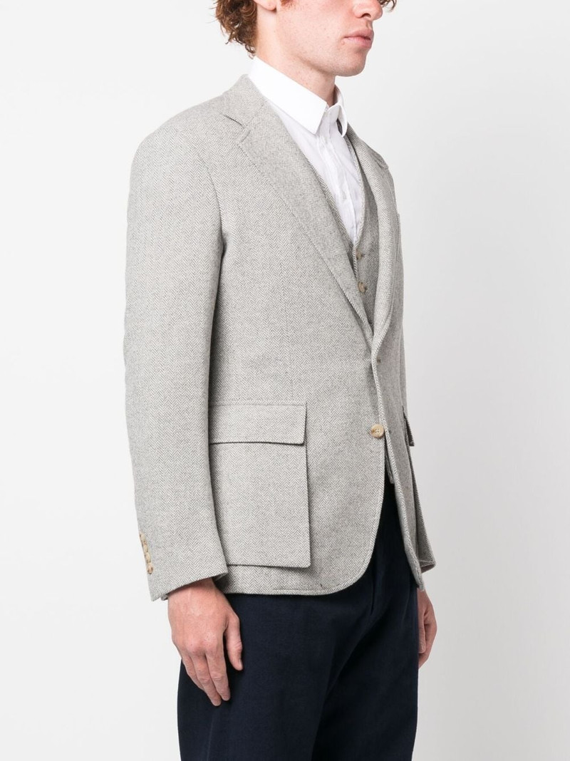 The RL67 herringbone-pattern blazer 3