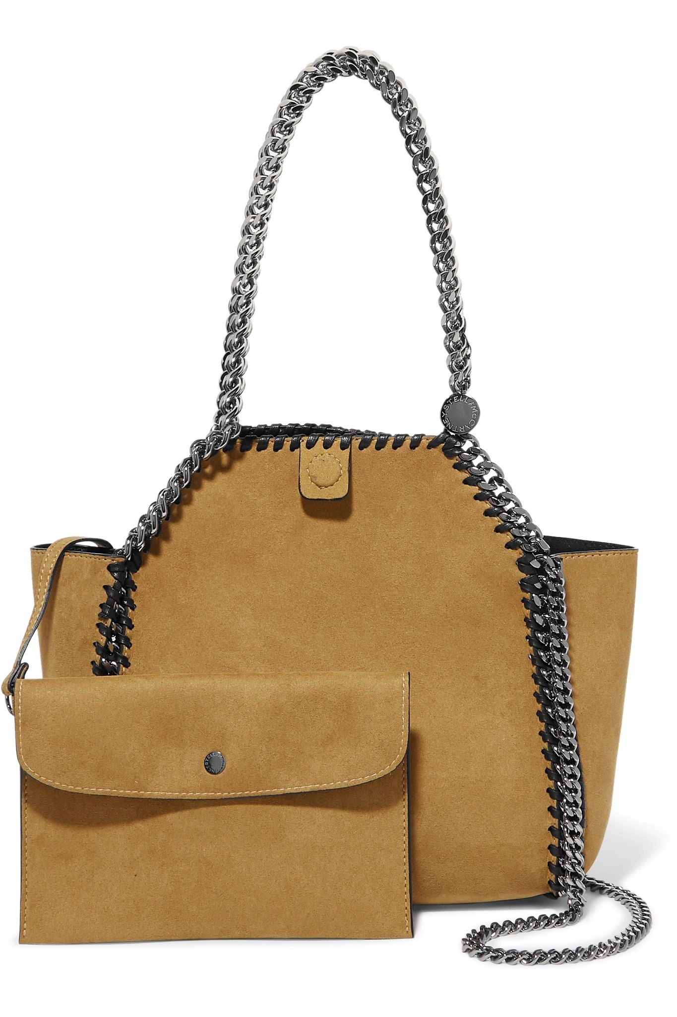 The Falabella mini reversible faux brushed-leather tote - 6