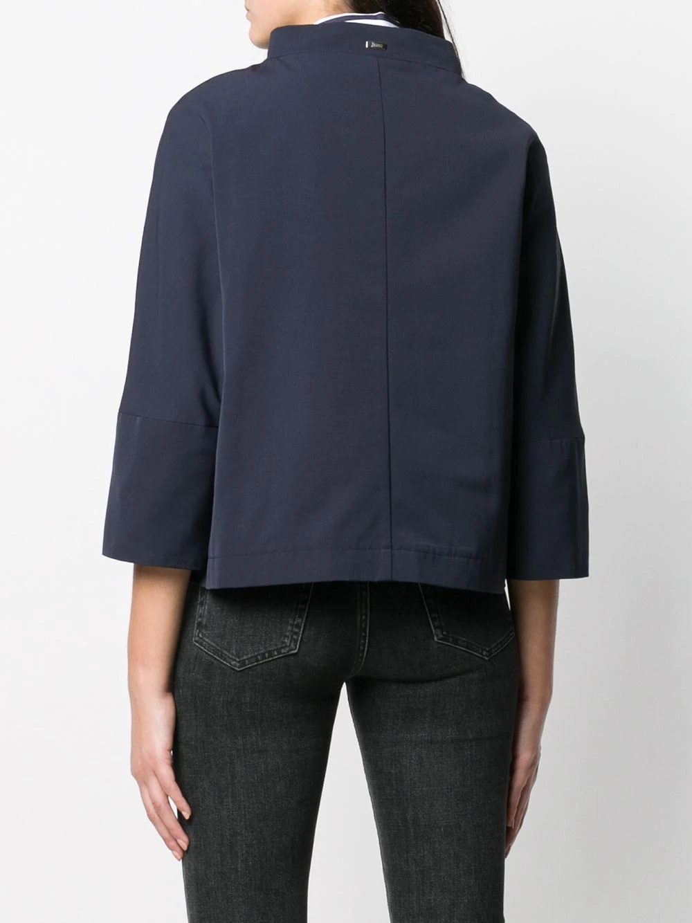 boxy cropped jacket - 4