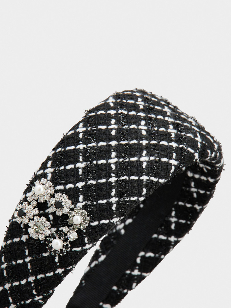 Efflorescence Hairband in tweed 3