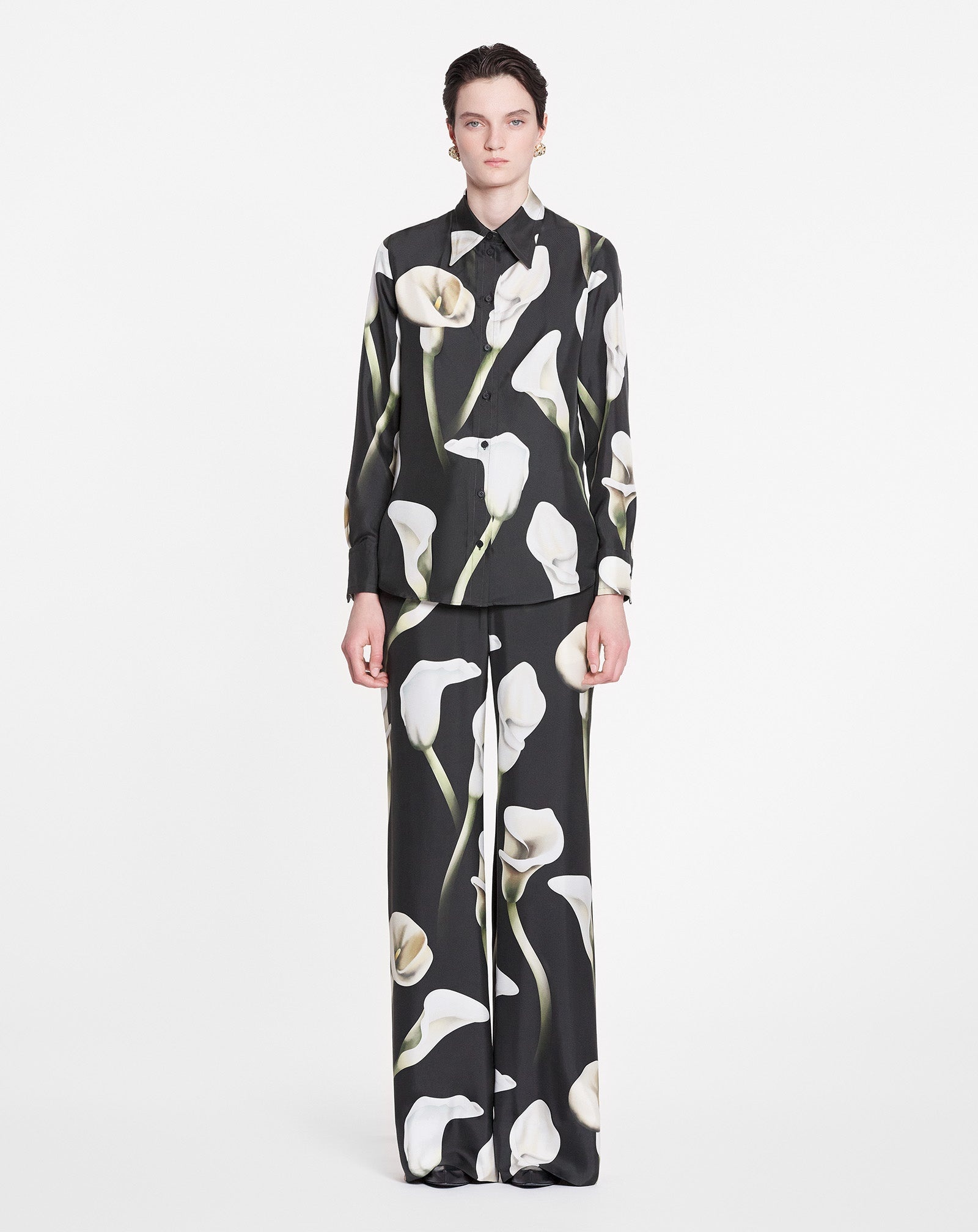 CALLA LILY PRINT SHIRT - 2