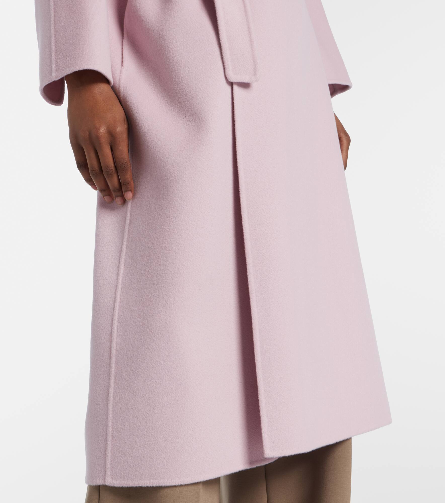 Esturia virgin wool wrap coat - 5