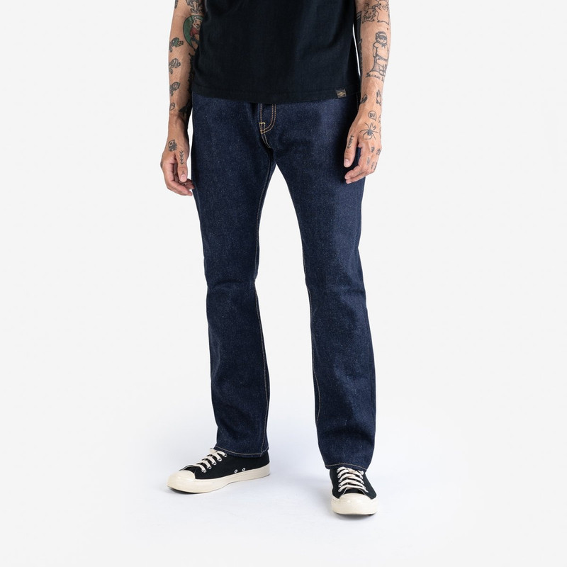 Iron Heart IH-555S-UHR 21/23oz Ultra Heavy Raw Selvedge Denim Super Slim Cut Jeans - Indigo outlook