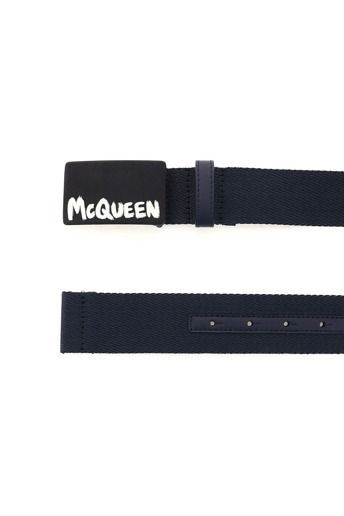 'MCQUEEN GRAFFITI' FABRIC BELT - 2