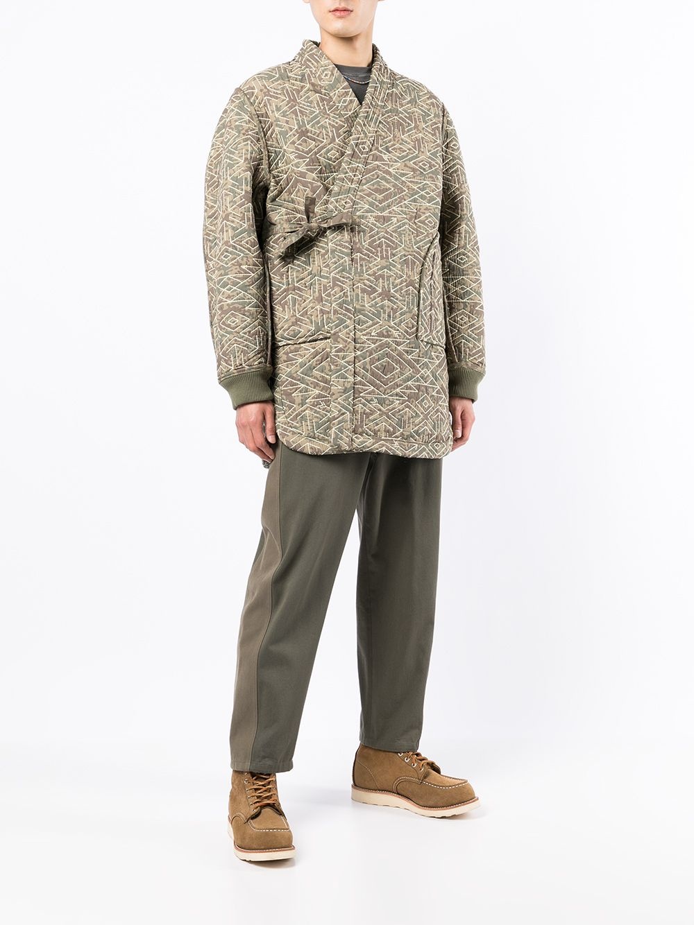 reversible padded wrap jacket - 6