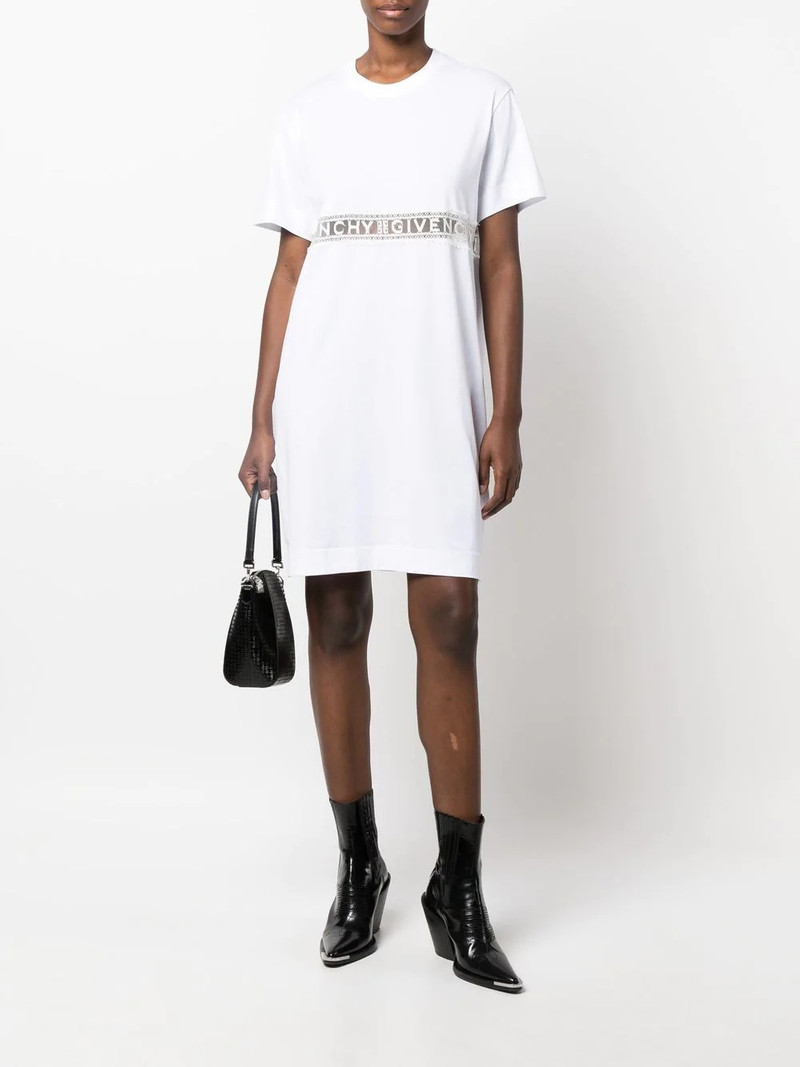 Givenchy logo embroidered shift dress outlook