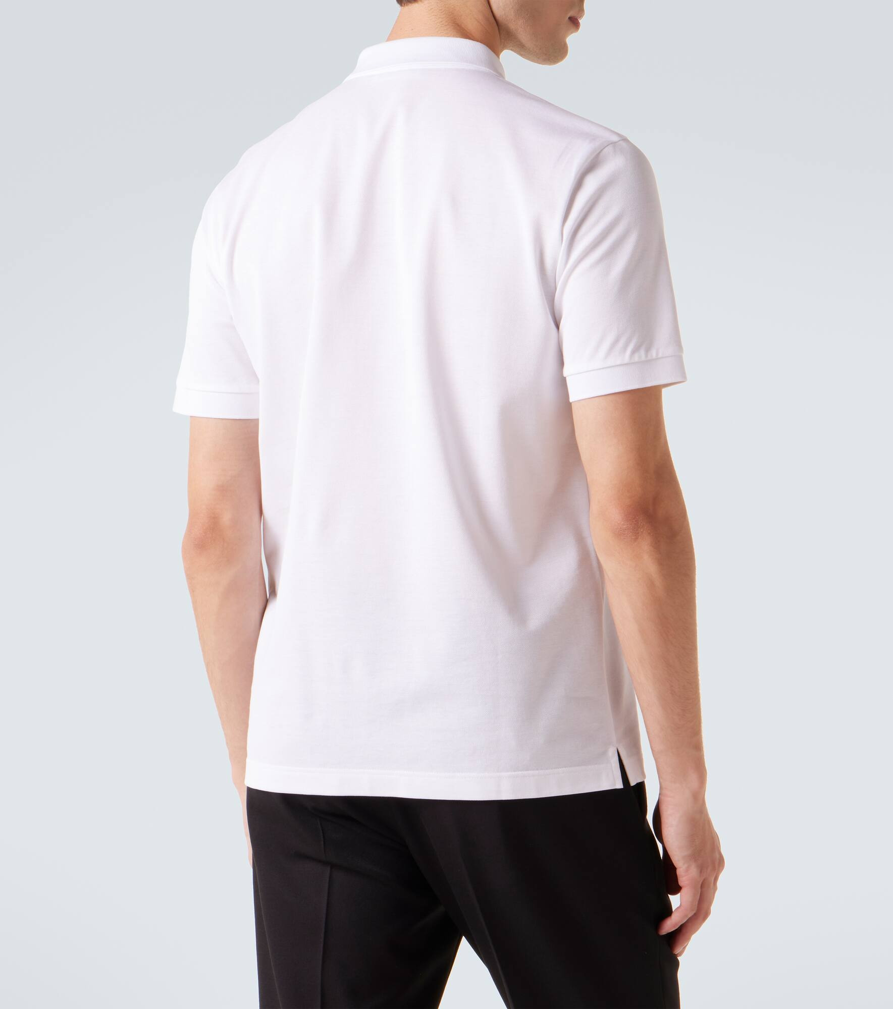 Logo cotton polo shirt - 4