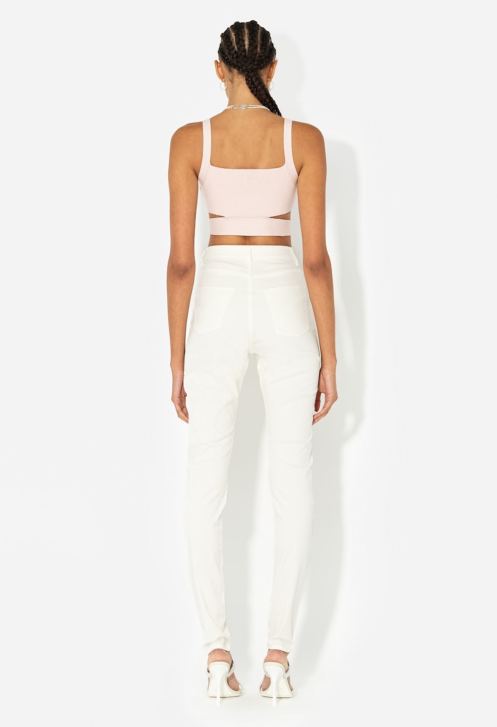SILK COTTON BODY-CON TANK - 4