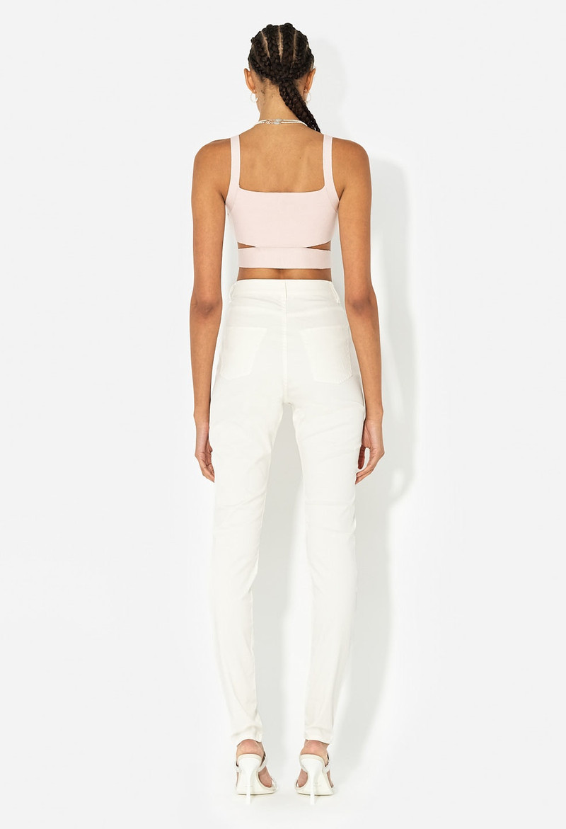 SILK COTTON BODY-CON TANK 4