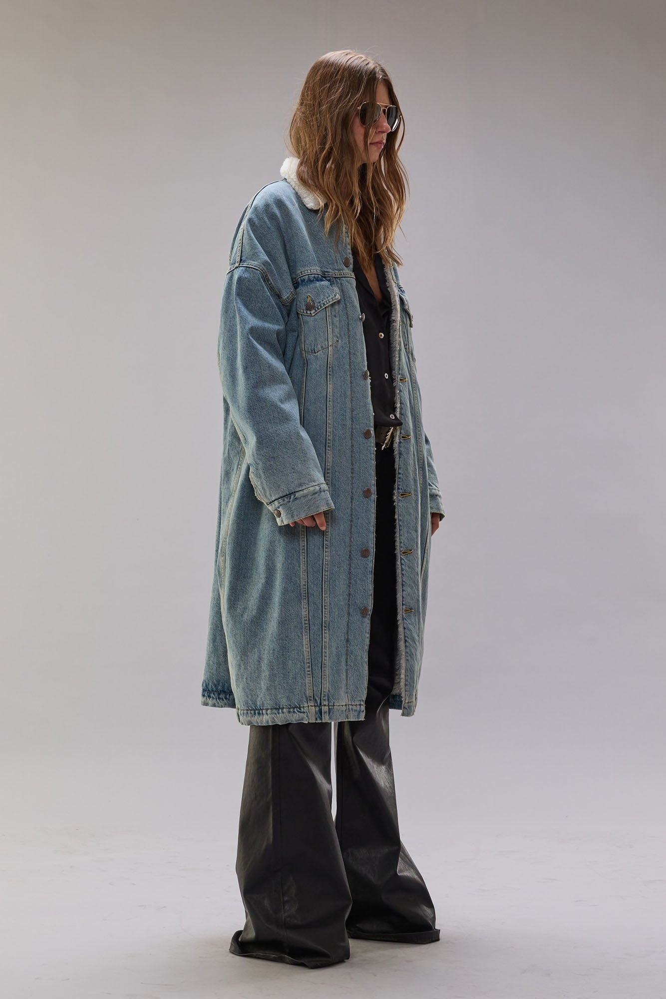LYLE TRUCKER COAT - SLATE BLUE - 3