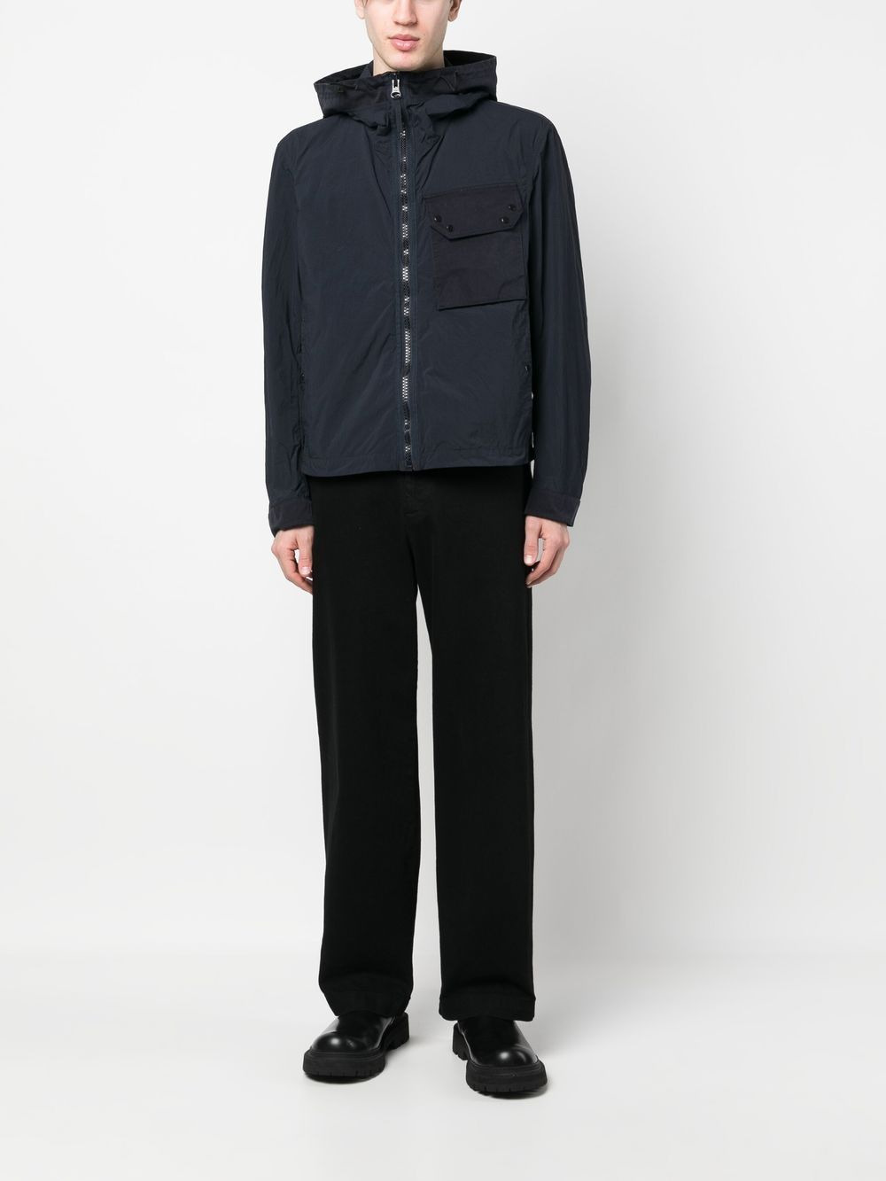 zipped-up chest-pocket jacket - 2