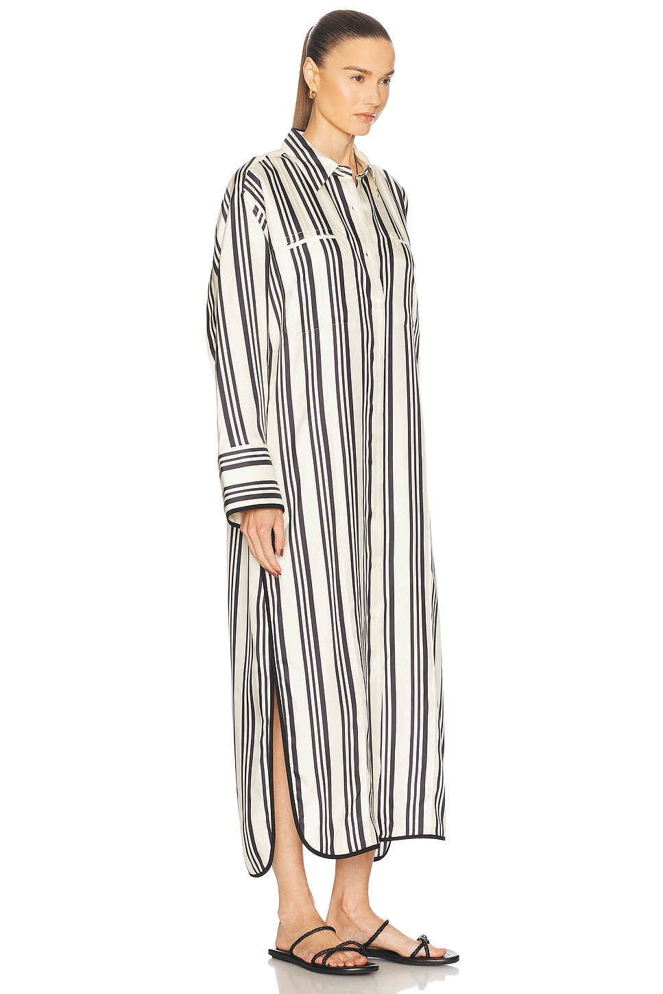 Viviana Stripe Shirt Dress - 3