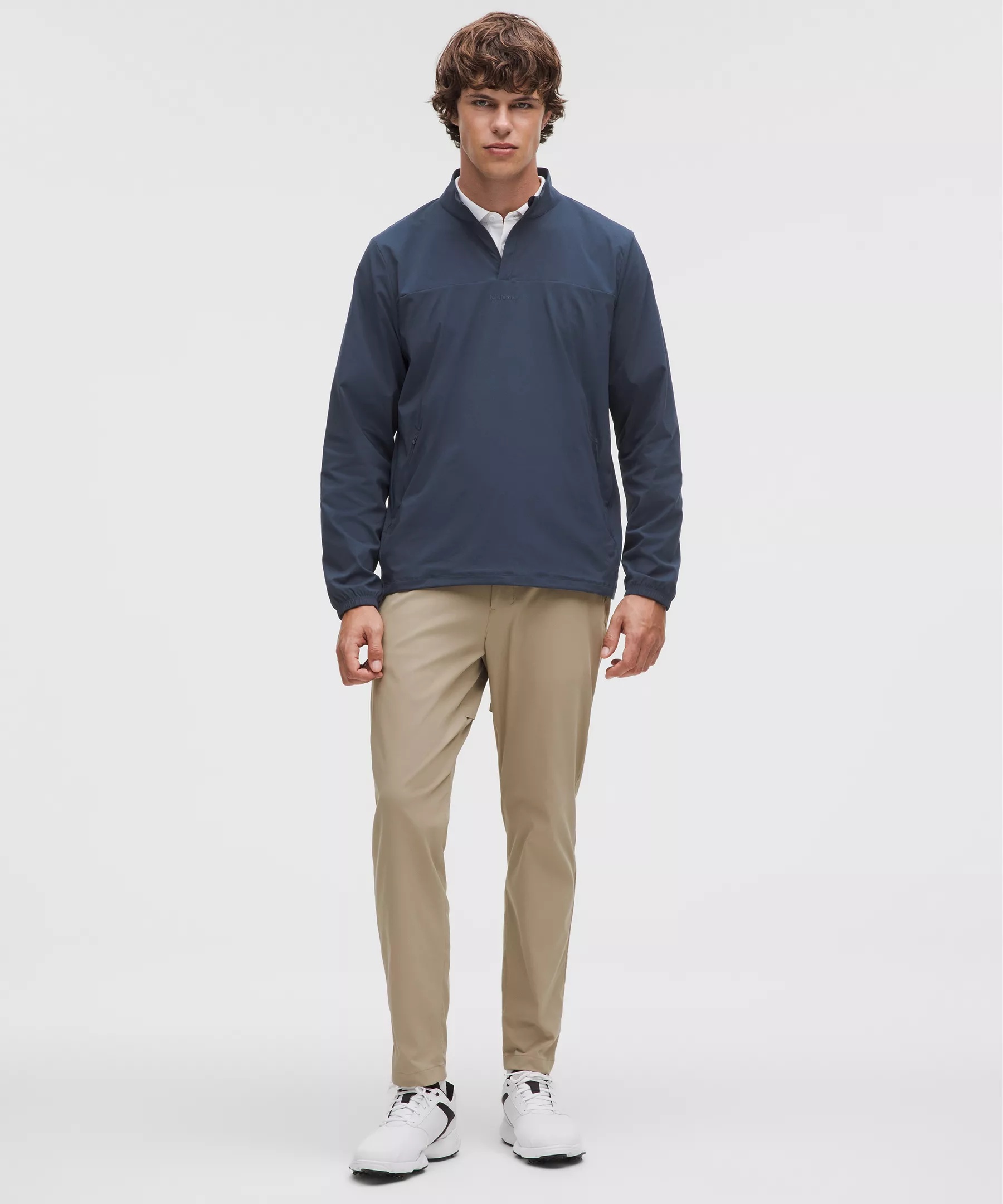 Windproof Golf Pullover Quarter-Zip Jacket - 2