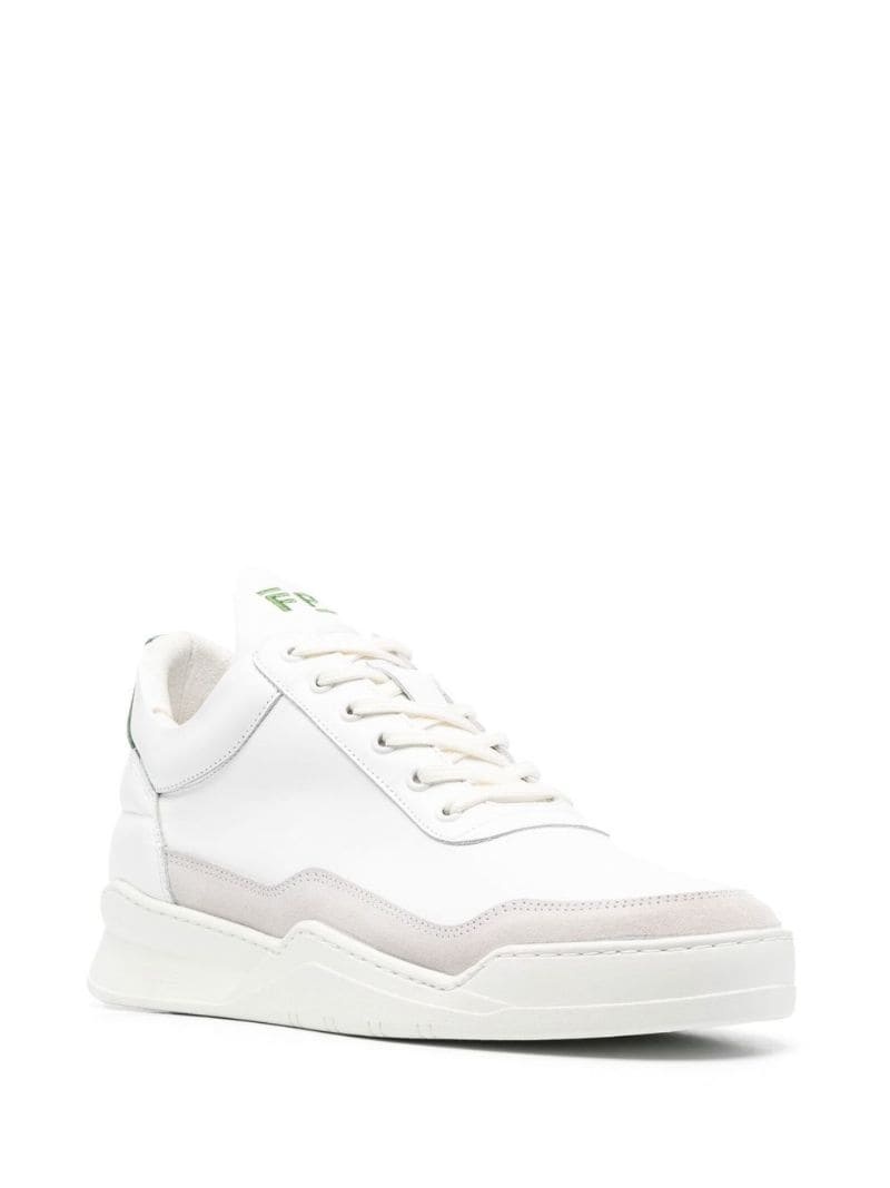 calf leather sneakers - 2