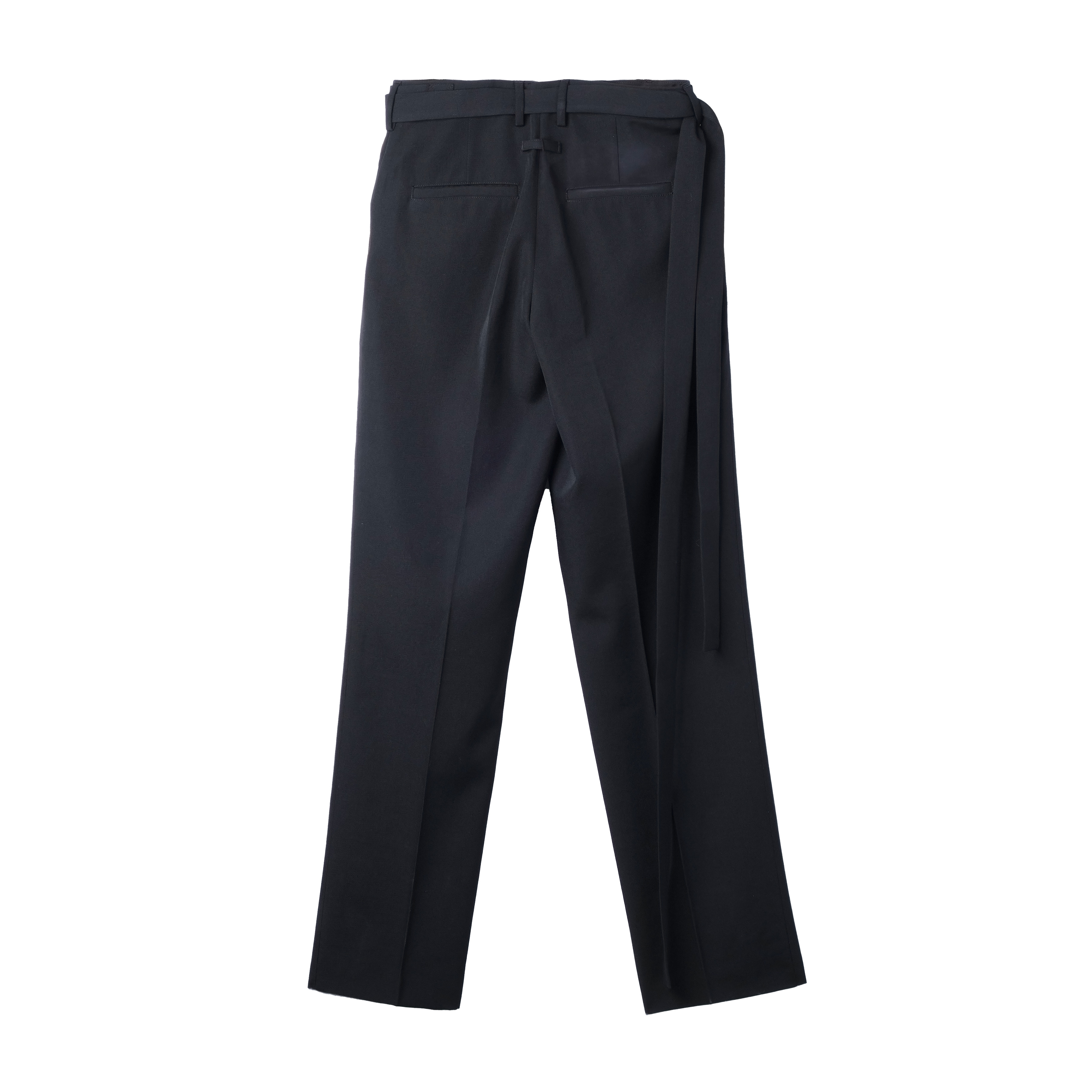 Jean Paul Gaultier Overall Buckle Belted Pants Black - 2