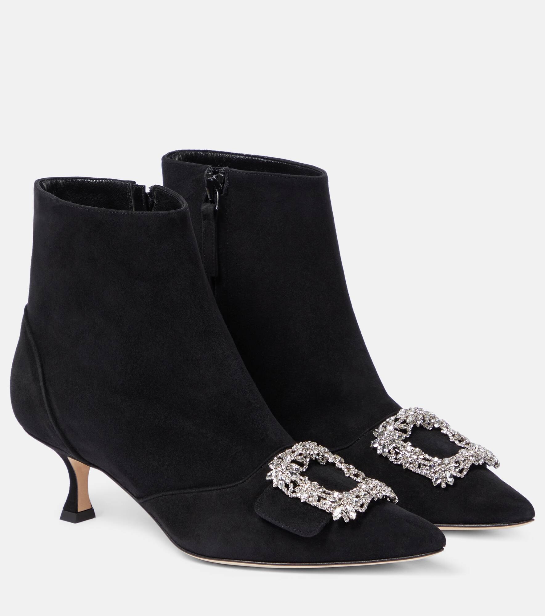 Baylow embellished suede ankle boots - 1
