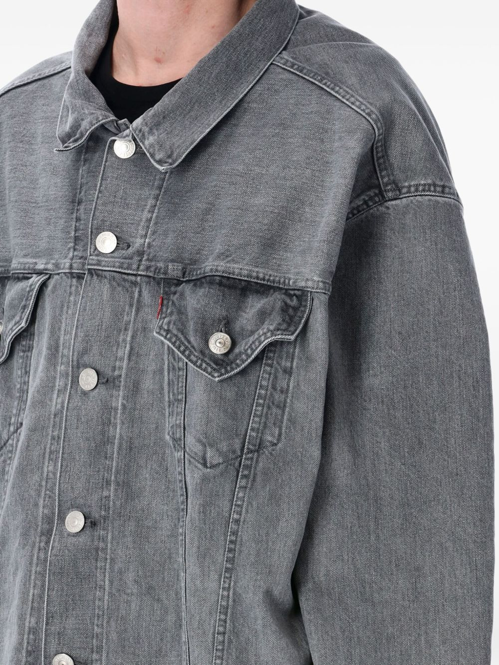 x Levi's denim trucker jacket - 3