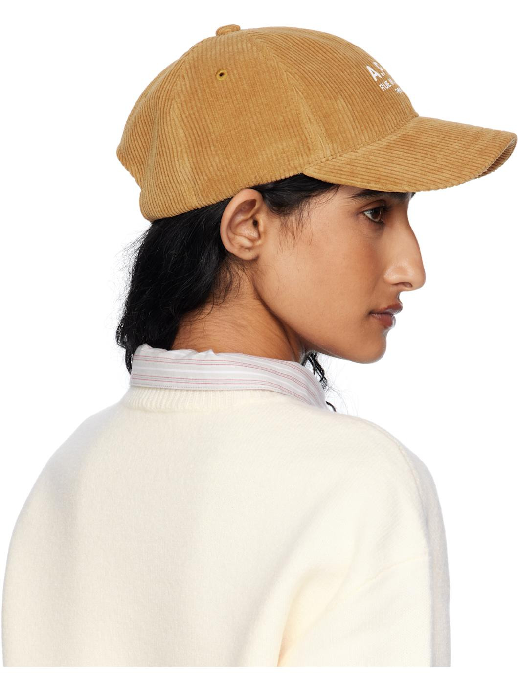 Tan Charlie 'Rue Madame' Baseball Cap - 3