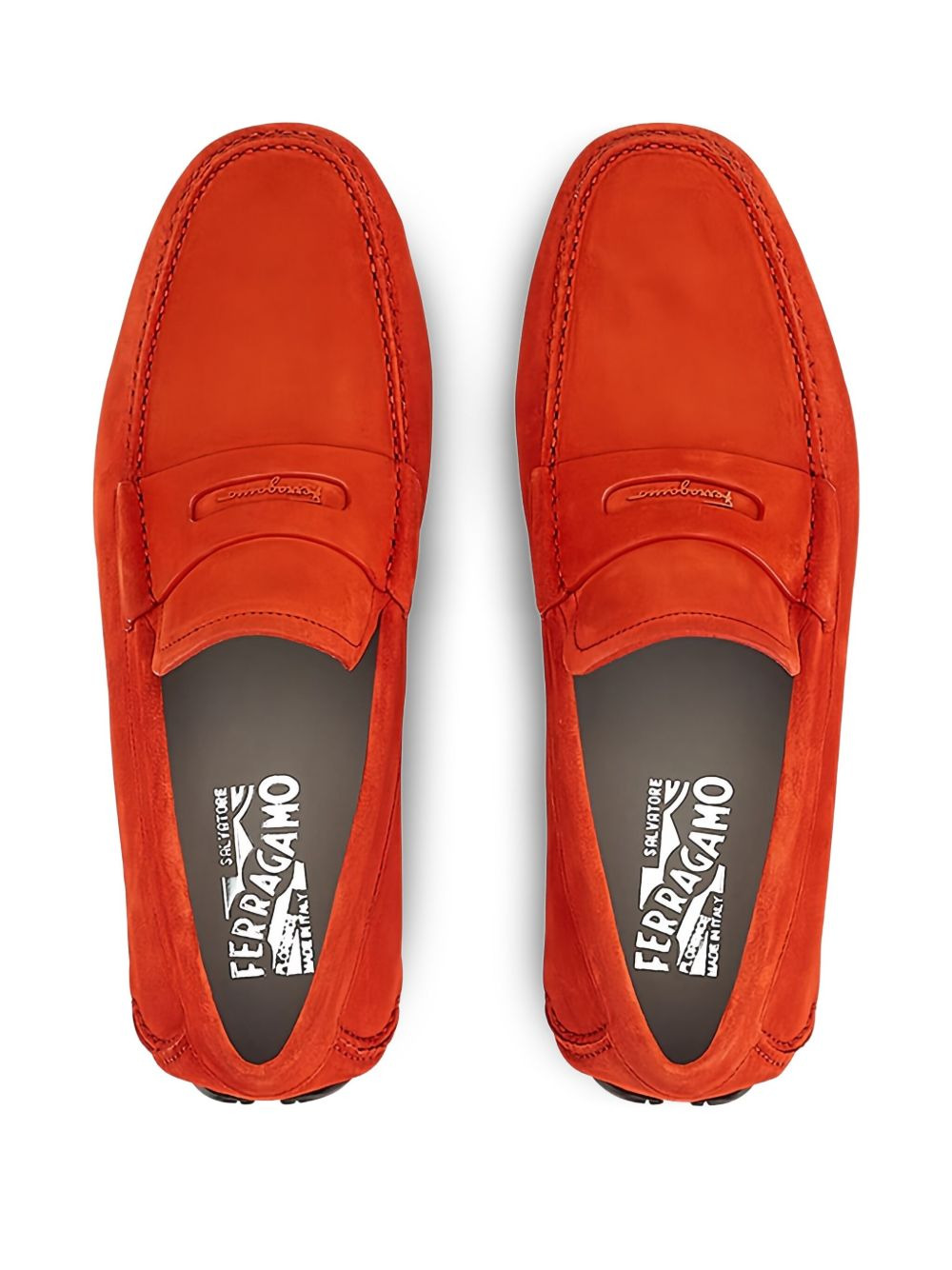 suede leather loafers - 4