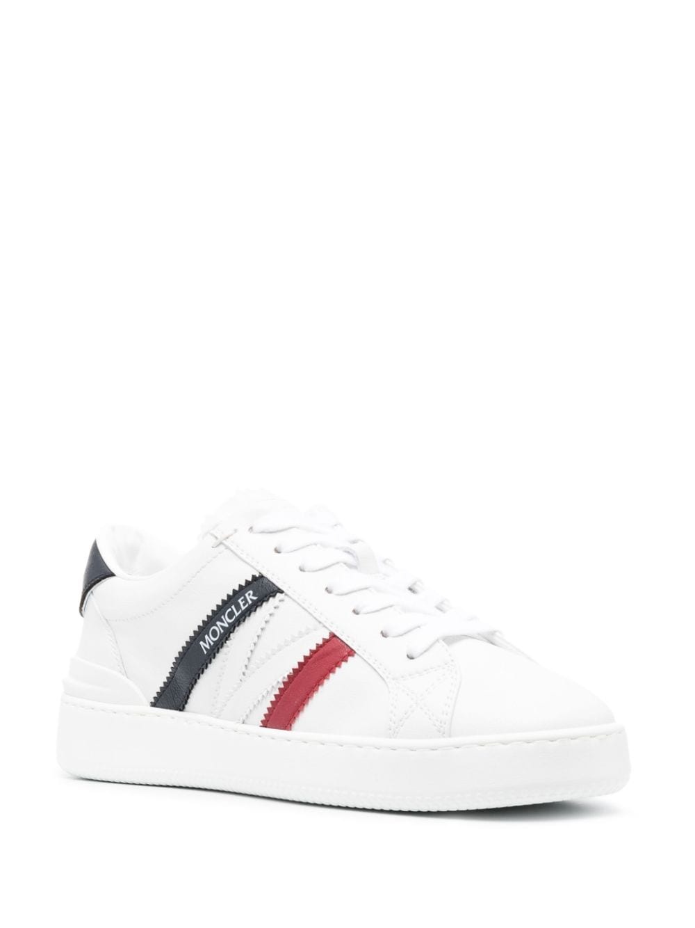 Monaco M faux-leather sneakers - 2