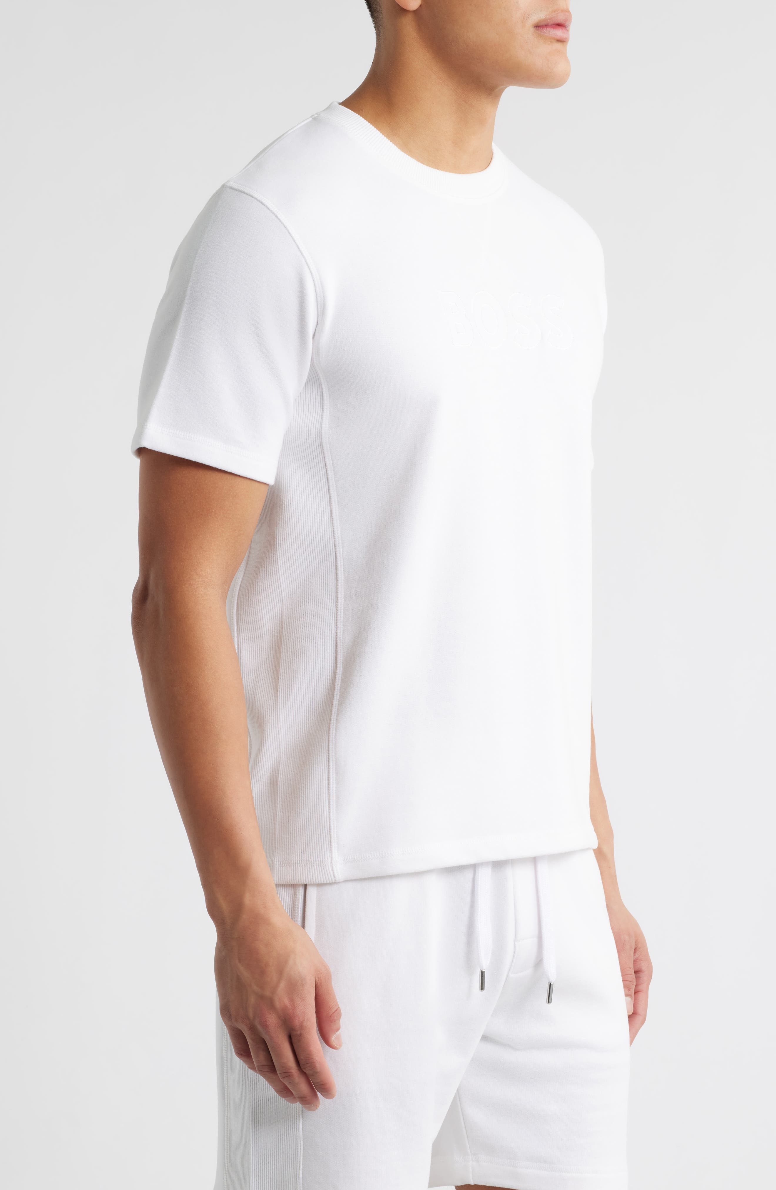 BOSS David Lounge T-Shirt in White at Nordstrom - 3
