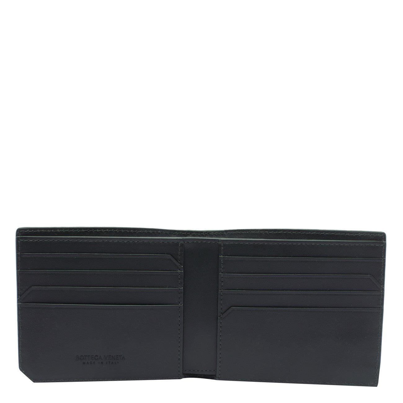 Bottega Veneta Men Bi-Fold Small Intrecciato Wallet - 2