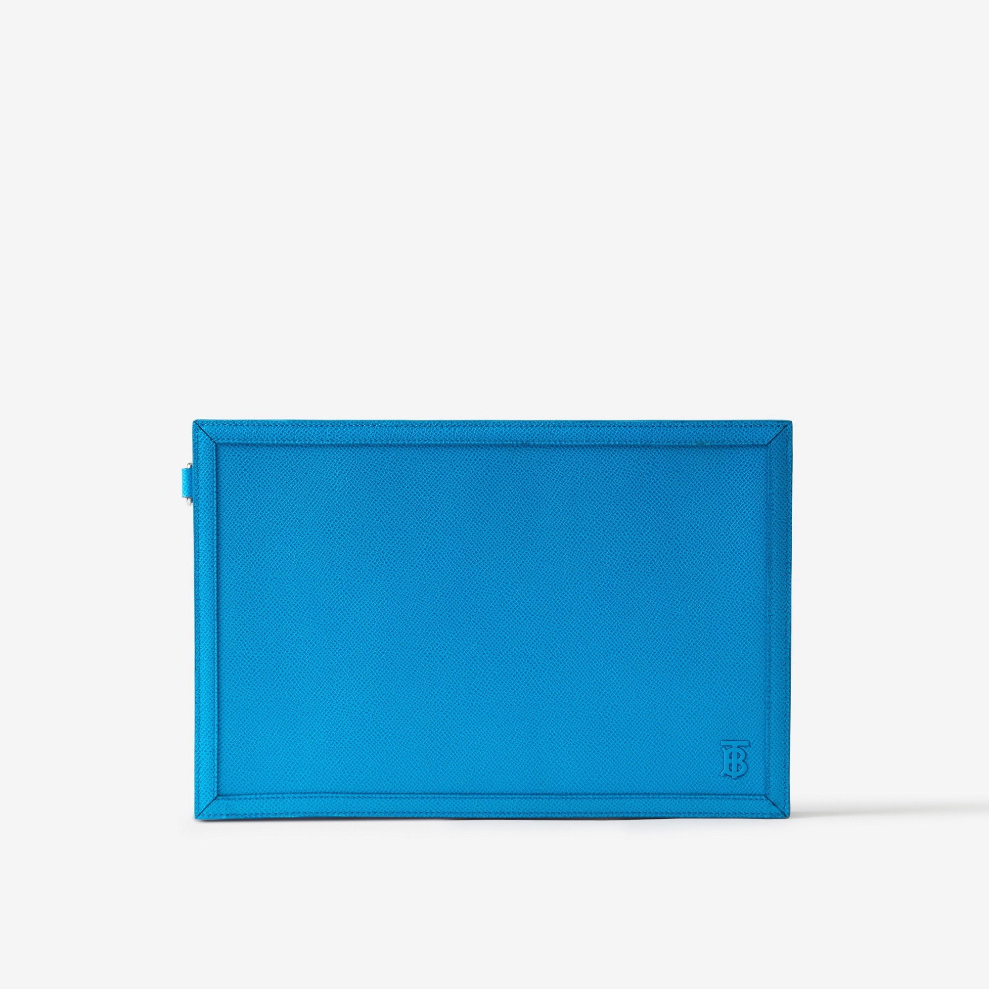 Grainy Leather TB Zip Pouch - 1