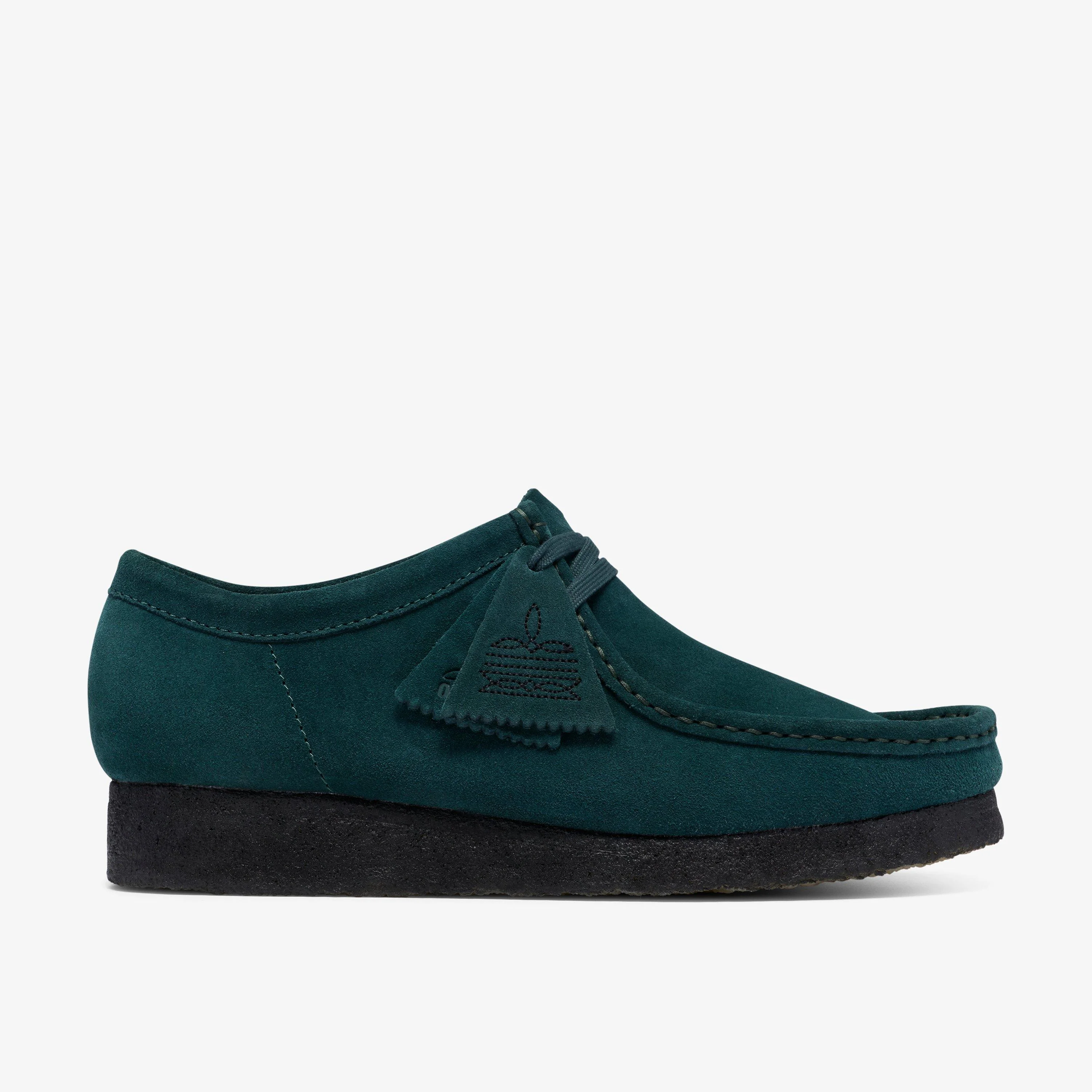 Wallabee Dark Teal Suede - 1